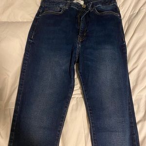 Jeans with rip in butt